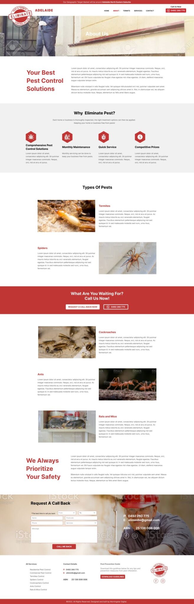 Eliminate Pest & Termite Control About