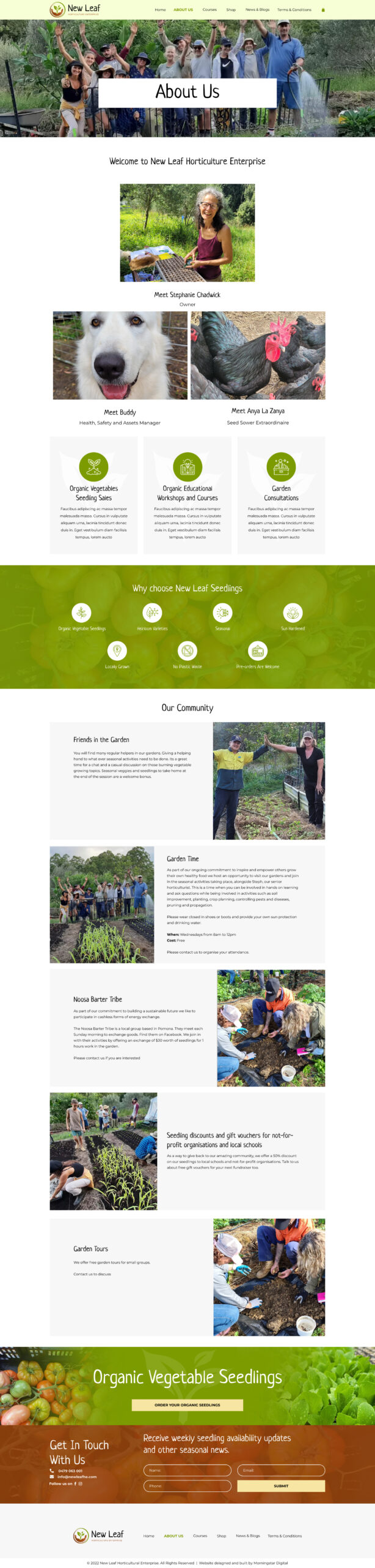 New Leaf Horticultural Enterprise About Us