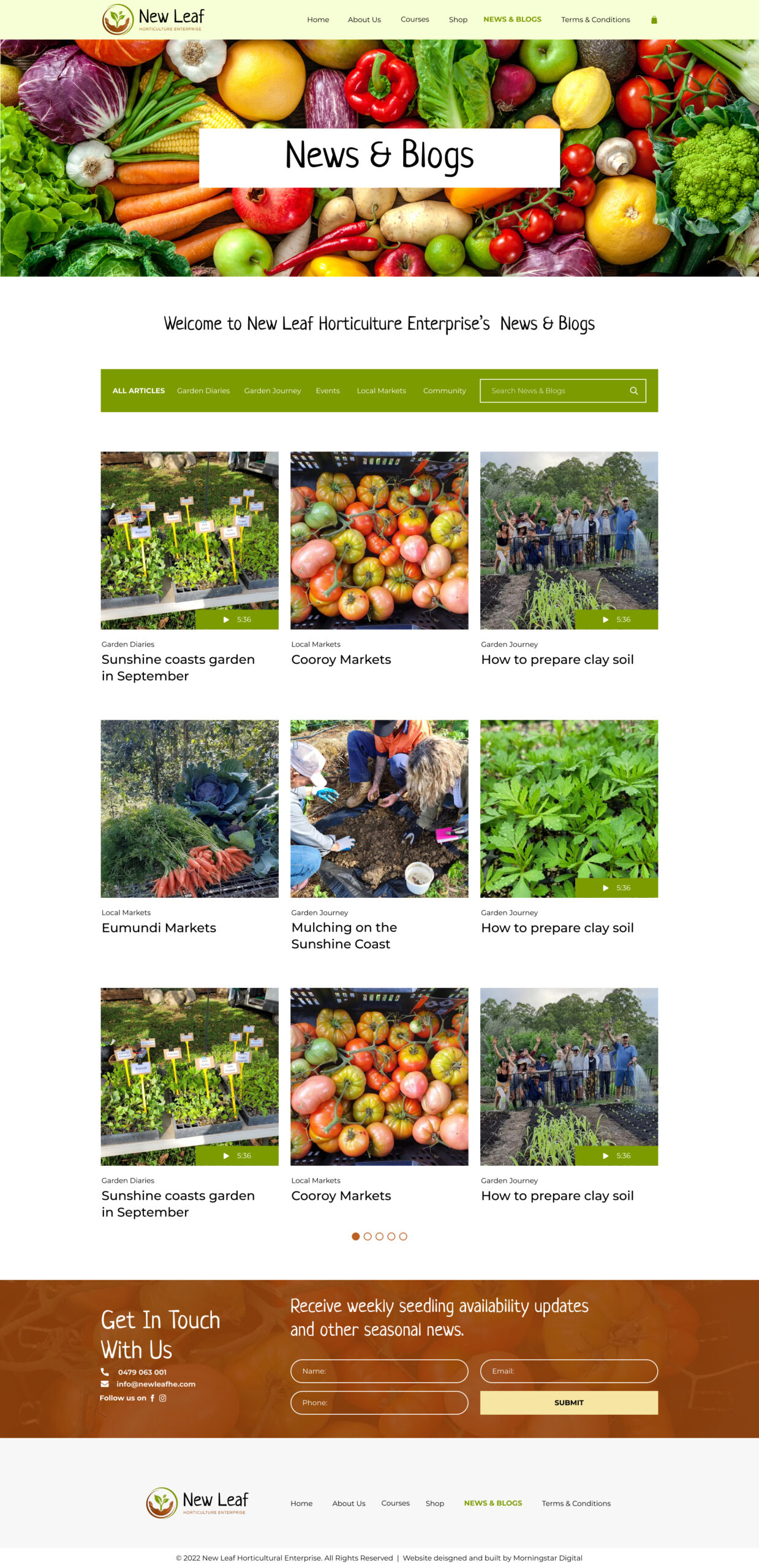 New Leaf Horticultural Enterprise Blog